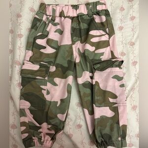 Camouflage Pink and Green Sweatpant Joggers